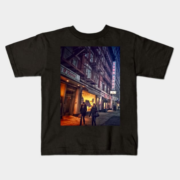 Upper West Side, Manhattan, New York City Kids T-Shirt by eleonoraingrid